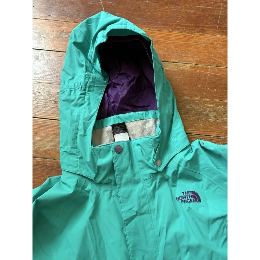 North Face Jacket Girls XL HyVent Waterproof Hooded Outdoor Coat Vintage Style
